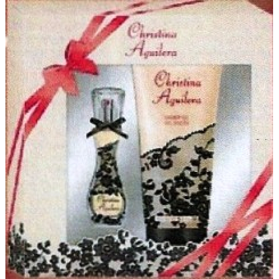 Christina Aguilera Signature perfumed water for women 15 ml + shower gel 200 ml, gift set