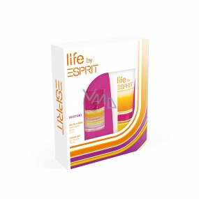Esprit Life by eau de toilette 15 ml + shower gel 75 ml, gift set for women