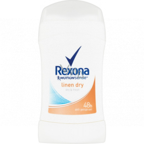 Rexona Dry Linen Dry 40 ml deodorant stick antiperspirant for women