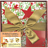 Angel Gift box folding with ribbon and card 1 piece