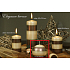 Lima Elegance Brown candle beige ball diameter 80 mm 1 piece