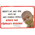 Nekupto Humor in the Czech Republic humorous sign 15 x 10 cm 1 piece
