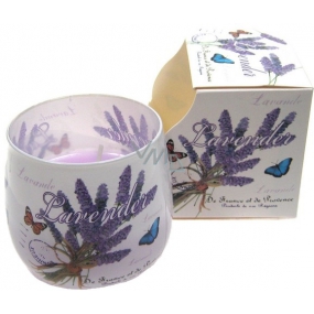 Santo Candles Lavender scented candle in glass 100 g