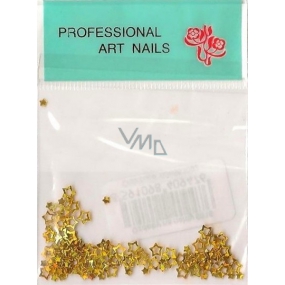 Professional Art Nails nail decorations stars gold 1 pack
