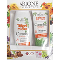 Bione Cosmetics Cannabis body lotion 500 ml + hand lotion 200 ml, cosmetic set