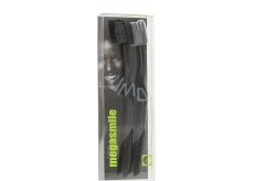 MegaSmile Black Whitening Soft toothbrush with carbon fiber technology 2 pieces, duopack