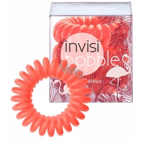 Invisibobble Fancy Flamingo Hair band matt orange spiral 3 pieces limited edition