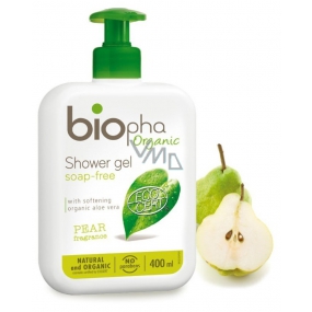 BioPha Pear shower gel in bioquality dispenser 400 ml