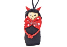 Figurine imp on standing with ribbon 8 cm