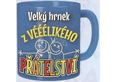 Nekupto Gifts with humor Maxi mug Large mug from a great friendship 0.8 l