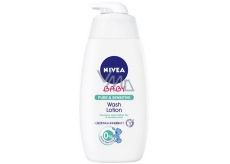 Nivea Baby Pure & Sensitive mycí gel na tvář, tělo a vlásky 500 ml
