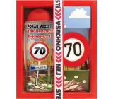 Bohemia Gifts & Cosmetics Vše nejlepší 70 sprchový gel 300 ml + ručně vyráběné toaletní mýdlo 55 g, kosmetická sada