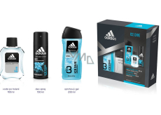 Adidas Ice Dive after shave 100 ml + deodorant spray 150 m l + shower gel 250 ml for men cosmetic set