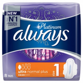 Always Platinum Ultra Normal Plus sanitary napkins with wings 8 pieces