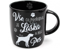 Nekupto Pets ceramic mug Hound 300 ml