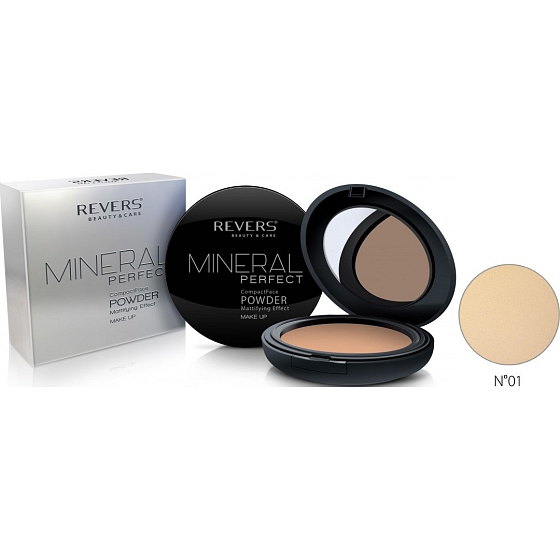 Revers Mineral Perfect Powder compact powder 01, 8 g