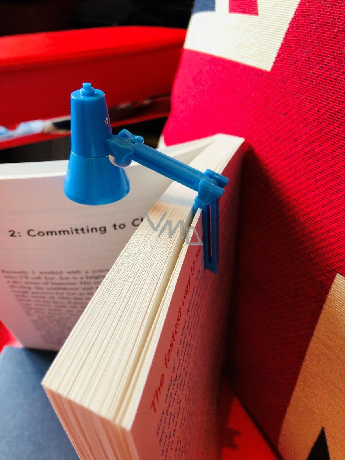 If The Little Book Light Mini retro lamp Blue 118 x 85 x 35 mm VMD