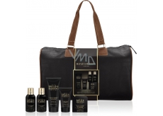 Baylis & Harding Black pepper and Ginseng shower gel 200 ml + toilet soap 150 g + 2in1 shampoo and shower gel 100 ml + body lotion 100 ml + aftershave balm 50 ml + travel bag, cosmetic set for men