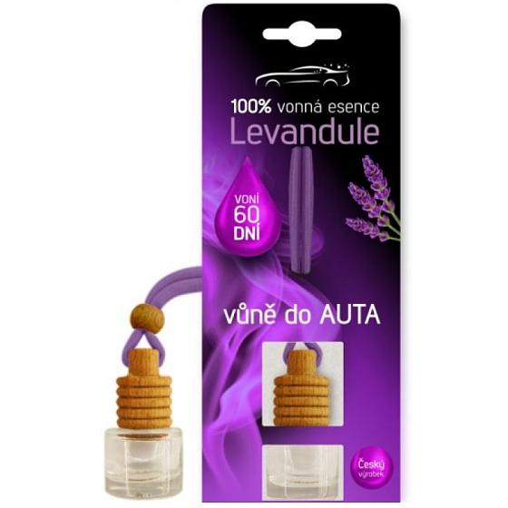 Kozák Lavender car fragrance in a 5 ml bottle