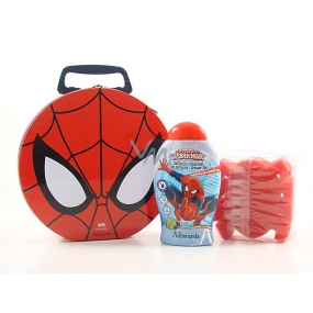 Marvel Spiderman 2 in 1 shampoo and shower gel for children 300 ml + washcloth + case, cosmetic set
