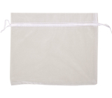Organza bag white 24 x 20 cm