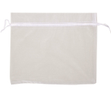 White organza bag 24 x 20 cm