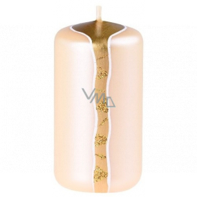Emocio Candle with golden cylinder 50 x 100 mm