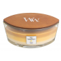 WoodWick Trilogy Fruits of Summer - Scented Candle with Wooden Wide Wick and Lid Boat 453 g
