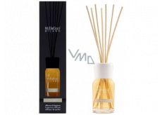 Millefiori Milano Natural Mineral Gold - Mineral Gold Diffuser 100 ml + 7 stalks 25 cm long for smaller spaces lasts 5-6 weeks