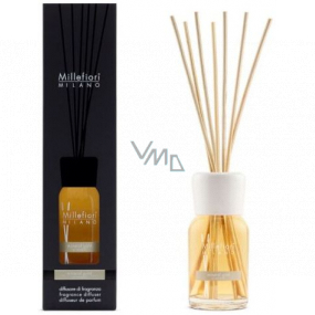 Millefiori Milano Natural Mineral Gold - Mineral Gold Diffuser 100 ml + 7 stalks 25 cm long for smaller spaces lasts 5-6 weeks