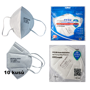 JB Respirator Mouth Protection 5-layer FFP2 Mask CE 1463 10 pieces
