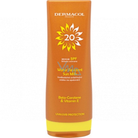 Dermacol Sun Water Resistant Milk Flip-top SPF20 moisturizing sunscreen 200 ml