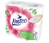 Linteo Care & Comfort toilet paper white 150 pieces 2 ply 17 m, 4 pieces