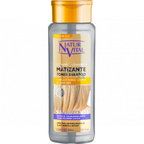 Natur Vital SilverBlonde shampoo for blonde hair neutralizing yellow tones 300 ml