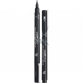 Uni Pin Fine Line brush liner waterproof Black PINBR-200