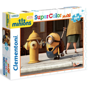 Clementoni Puzzle Maxi SuperColor Minions 104 pieces, recommended age 3+