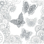 Ditipo Mystical Colouring for Adult relaxing colouring book for adults 36 pages 300 x 300 mm