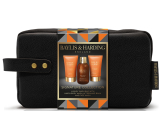 Baylis & Harding Men Black Pepper and Ginseng aftershave balm 50 ml + body and hair wash 100 ml + face wash 50 ml + cosmetic bag, cosmetic set for men