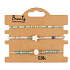 Albi Star, colorful bead bracelets, adjustable size, set of 3 pieces