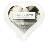 Heart & Home V bavlnce Sojový přírodní vonný vosk 26 g