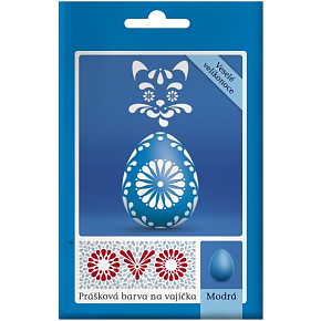 Ovo Blue Powder Dye 1 bag (5 g) = 10 - 15 eggs Ovo Blue Powder Dye 1 bag (5 g) = 10 - 15 eggs