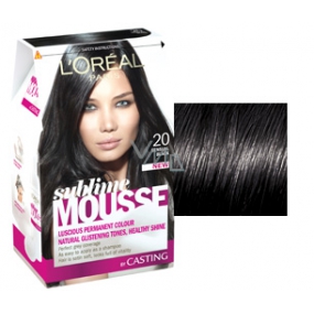 Loreal Sublime Mousse Hair Color 20 Sensual Black Vmd Parfumerie