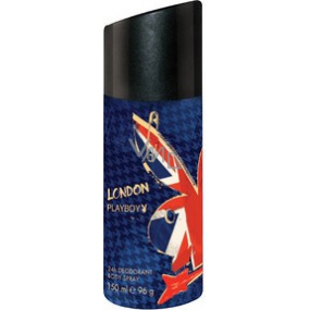 Playboy London deodorant spray for men 150 ml