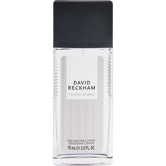 David Beckham Classic Homme perfumed deodorant glass for men 75 ml