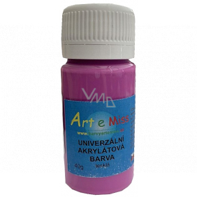 Art e Miss Universal Acrylic Paint Gloss 82 Neon Purple 40 g