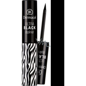 Dermacol Black Sensation Ultra Black Dipliner liquid eyeliner black 2.8 ml