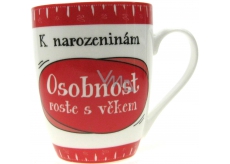 Nekupto Hrnek narozeninový Osobnost roste s věkem 350 ml, JX 009