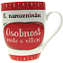 Nekupto Birthday Mug Personality grows with age 350 ml