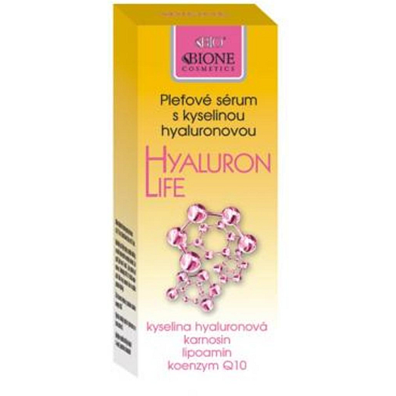 Bione Cosmetics Hyaluron Life with Hyaluronic Acid Facial Serum for Combination to Oily Skin 40 ml