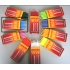 Cake candles Blue 95 x 8 mm 12 pieces